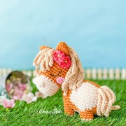 Harper the Horse - Quad Squad Series Amigurumi Crochet Pattern - English, Dutch, German, Spanish, French