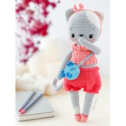 Kora the Kitty "Rag Doll Series" Amigurumi Crochet Pattern - English, Dutch, German, Spanish, French