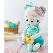 Kora the Kitty "Rag Doll Series" Amigurumi Crochet Pattern - English, Dutch, German, Spanish, French