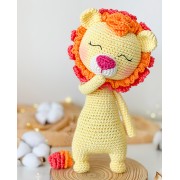 Lancel the Lion Amigurumi Crochet Pattern - English, Dutch, German, Spanish, French