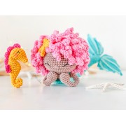 Lyra the Mermaid Dolly Amigurumi Crochet Pattern - English, Dutch, German, Spanish, French