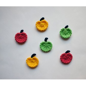 Apple Applique Crochet