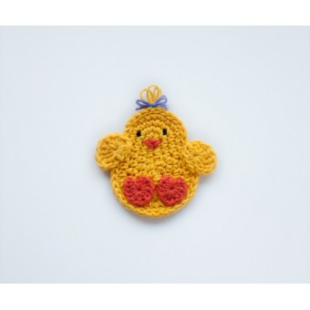 Chicken Applique Crochet