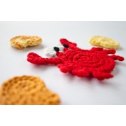 Crab & Conch Applique Crochet