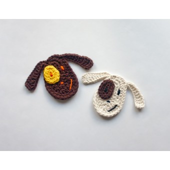 Dog Applique Crochet