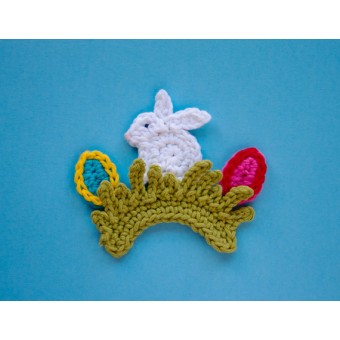 Easter Rabbit Applique Crochet