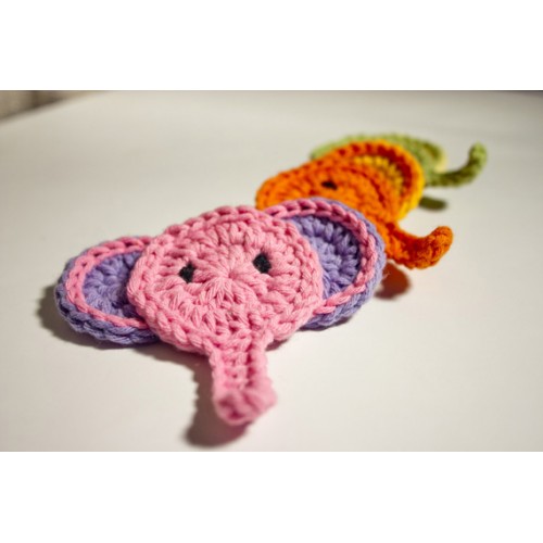 Elephant Applique Crochet,Patty Pan Squash Season
