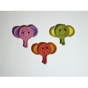 Elephant Applique Crochet