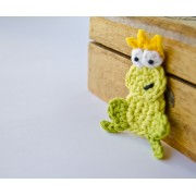 Frog Prince Applique Crochet Phototutorial