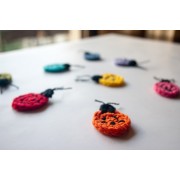 Ladybug Applique Crochet