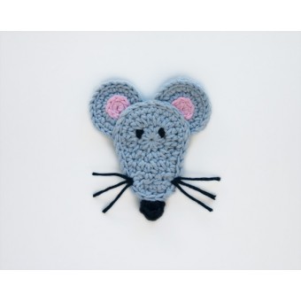 Mouse Applique Crochet