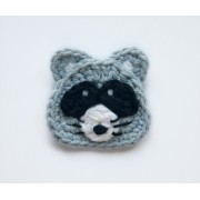 Raccoon Applique Crochet
