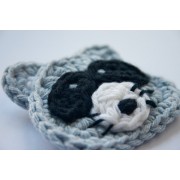 Raccoon Applique Crochet