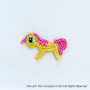 Pony Applique Crochet