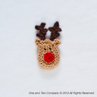 Reindeer Applique Crochet