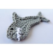 Shark Applique Crochet