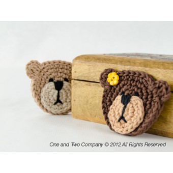 Teddy Bear Applique Crochet