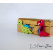 Dinos Applique Crochet