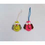Garland of Colorful Owls Crochet Pattern