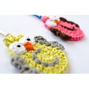 Garland of Colorful Owls Crochet Pattern