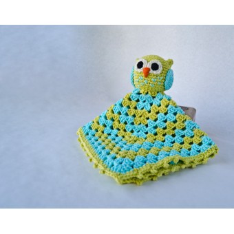 Owl Security Blanket Crochet Pattern