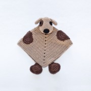 Puppy Dog Security Blanket Crochet Pattern