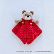Teddy Bear Security Blanket Crochet Pattern