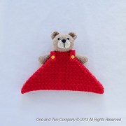 Teddy Bear Security Blanket Crochet Pattern