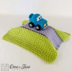 Racing Car Security Blanket Crochet Pattern