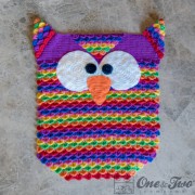 Colorful Owl Rug Crochet Pattern