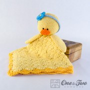 Duck Security Blanket Crochet Pattern