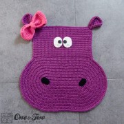 Hippo Rug Crochet Pattern
