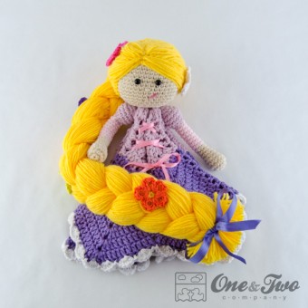 Rapunzel Security Blanket Crochet Pattern