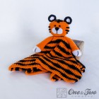 Tiger Security Blanket Crochet Pattern