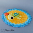 Bob the Turtle Security Blanket Crochet Pattern