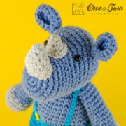 Max the Rhino Amigurumi Crochet Pattern