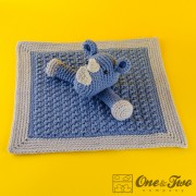 Max the Rhino Security Blanket Crochet Pattern