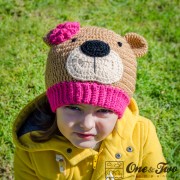 Teddy Bear Hat Crochet Pattern