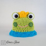 Amy the Frog Sun Hat Crochet Pattern