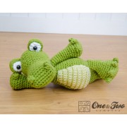 Crocodile Lovey and Amigurumi Crochet Patterns Pack