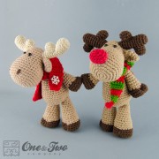 Reindeer and Moose Amigurumi Crochet Pattern