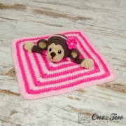 Lily the Baby Monkey Security Blanket Crochet Pattern