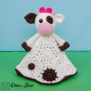 Doris the Cow Security Blanket Crochet Pattern