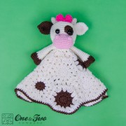 Doris the Cow Security Blanket Crochet Pattern