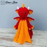 Felix the Baby Dragon Lovey and Amigurumi Crochet Patterns Pack