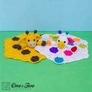 Geri the Giraffe Security Blanket Crochet Pattern