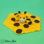 Geri the Giraffe Security Blanket Crochet Pattern