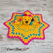 Logan the Lion Security Blanket Crochet Pattern