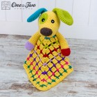 Scrappy the Happy Puppy Security Blanket Crochet Pattern