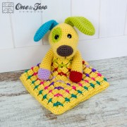 Scrappy the Happy Puppy Lovey and Amigurumi Crochet Patterns Pack